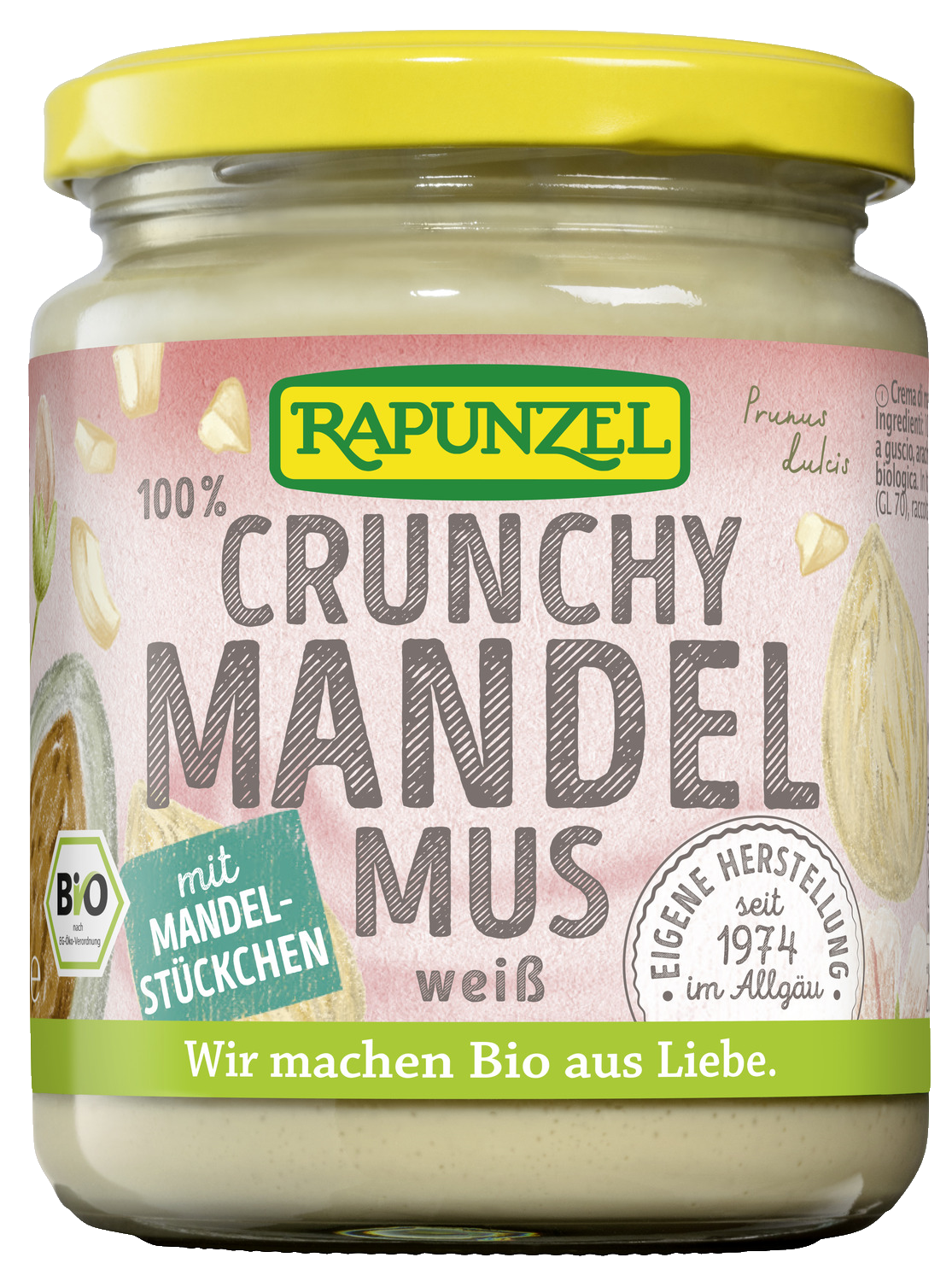 Purée d'amandes blanches croquante d'Europe bio (250g)