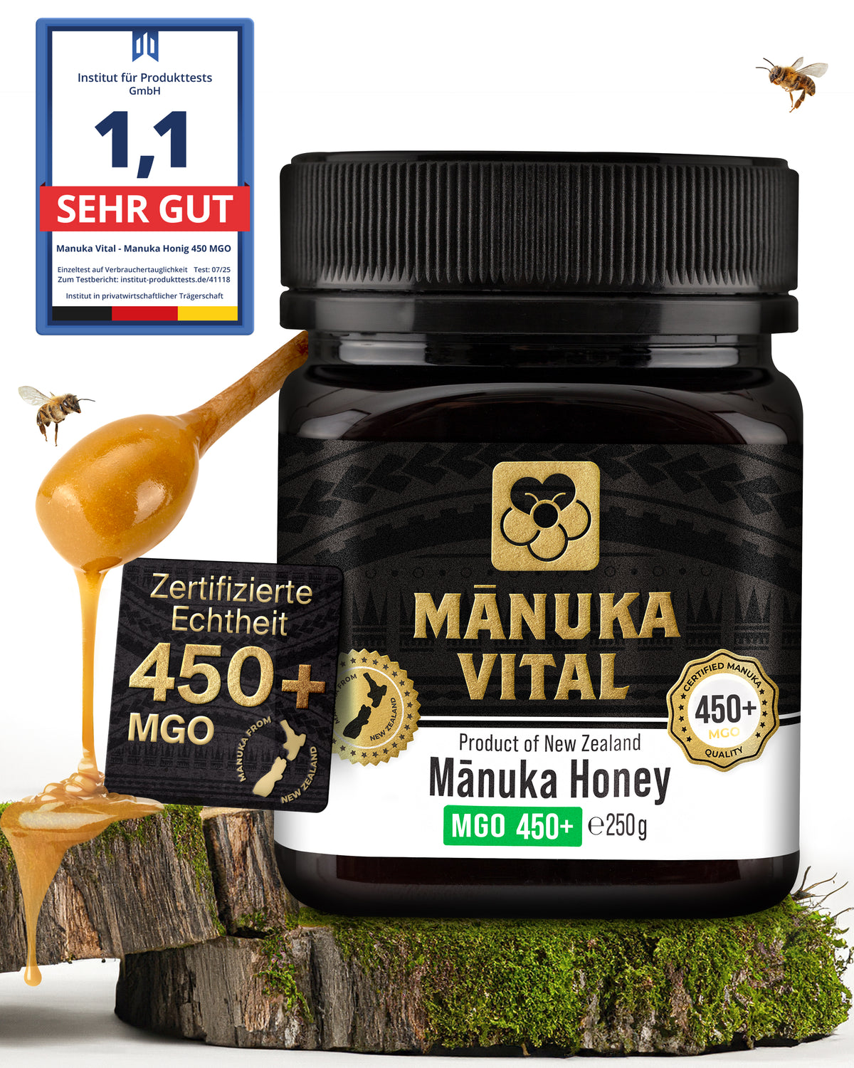 Manuka Vital Honig MGO 450+ (250g)