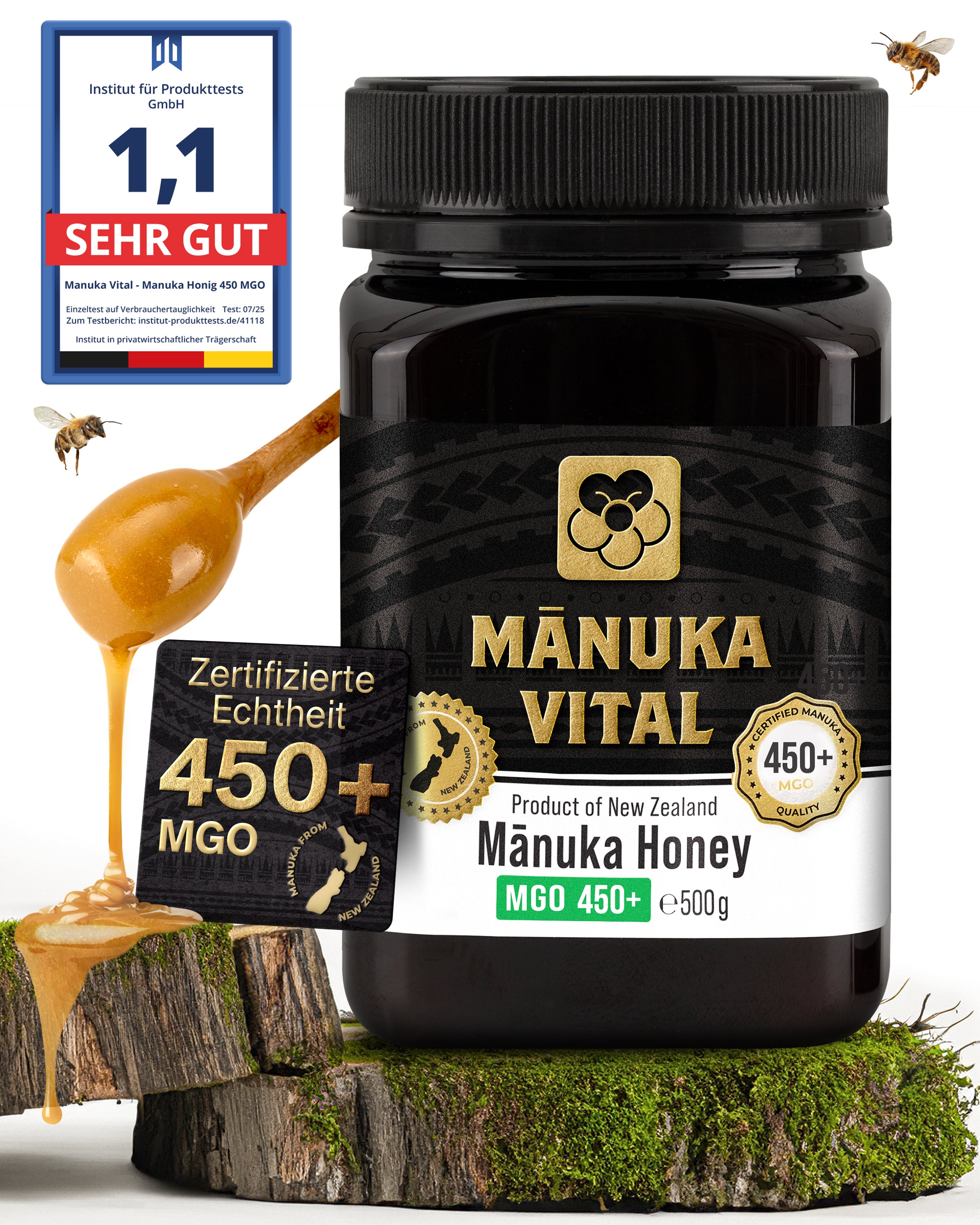 Miel de Manuka Vital MGO 450+ (500g)