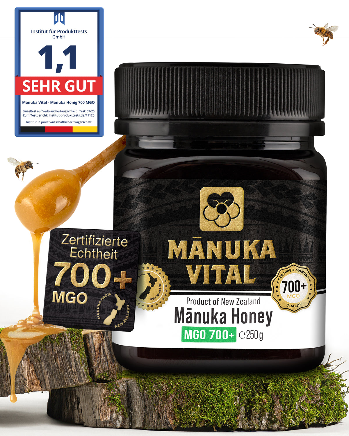 Miel de Manuka Vital MGO 700+ (250g)
