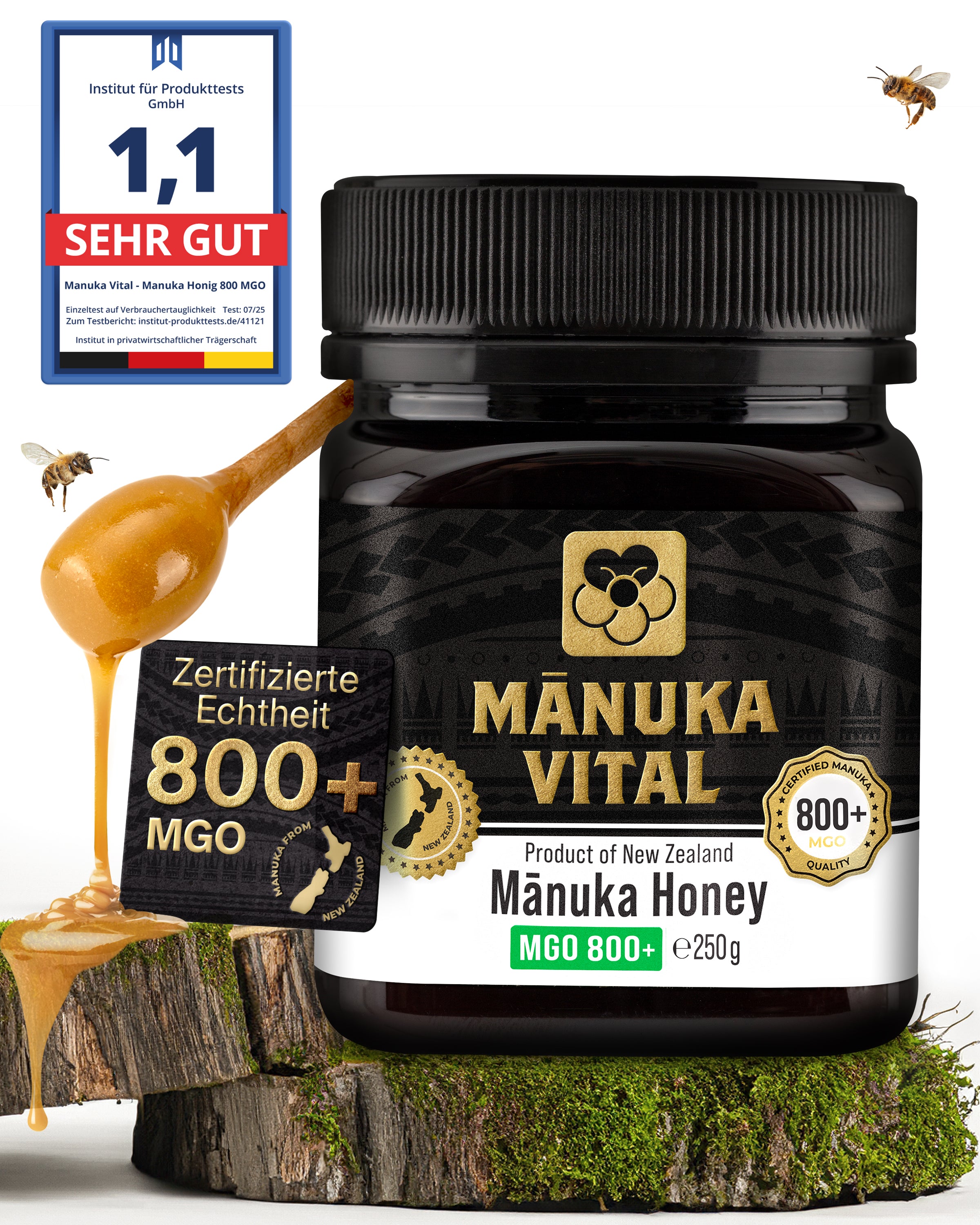 Miel de Manuka Vital MGO 800+ (250g)