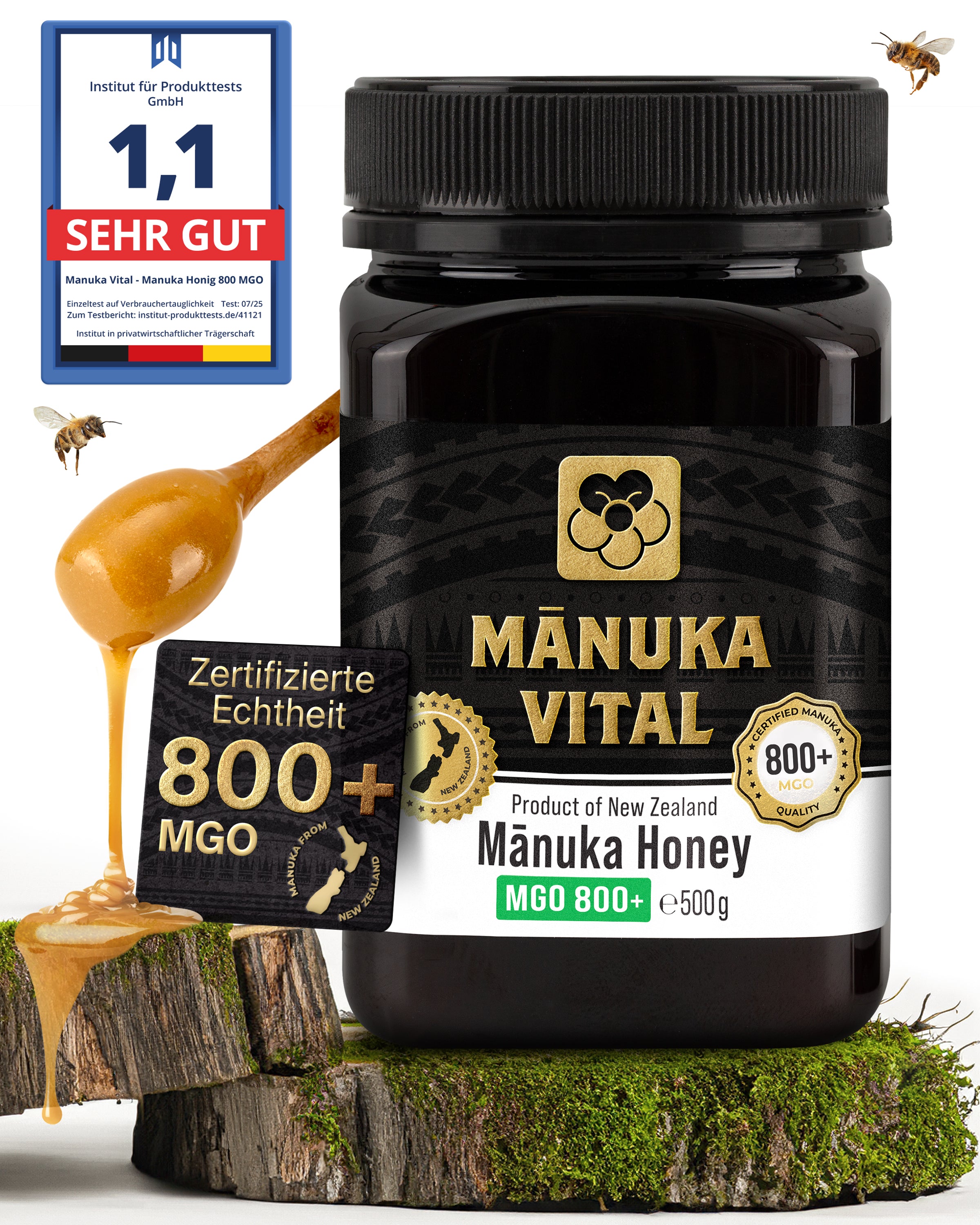 Miel de Manuka Vital MGO 800+ (500g)