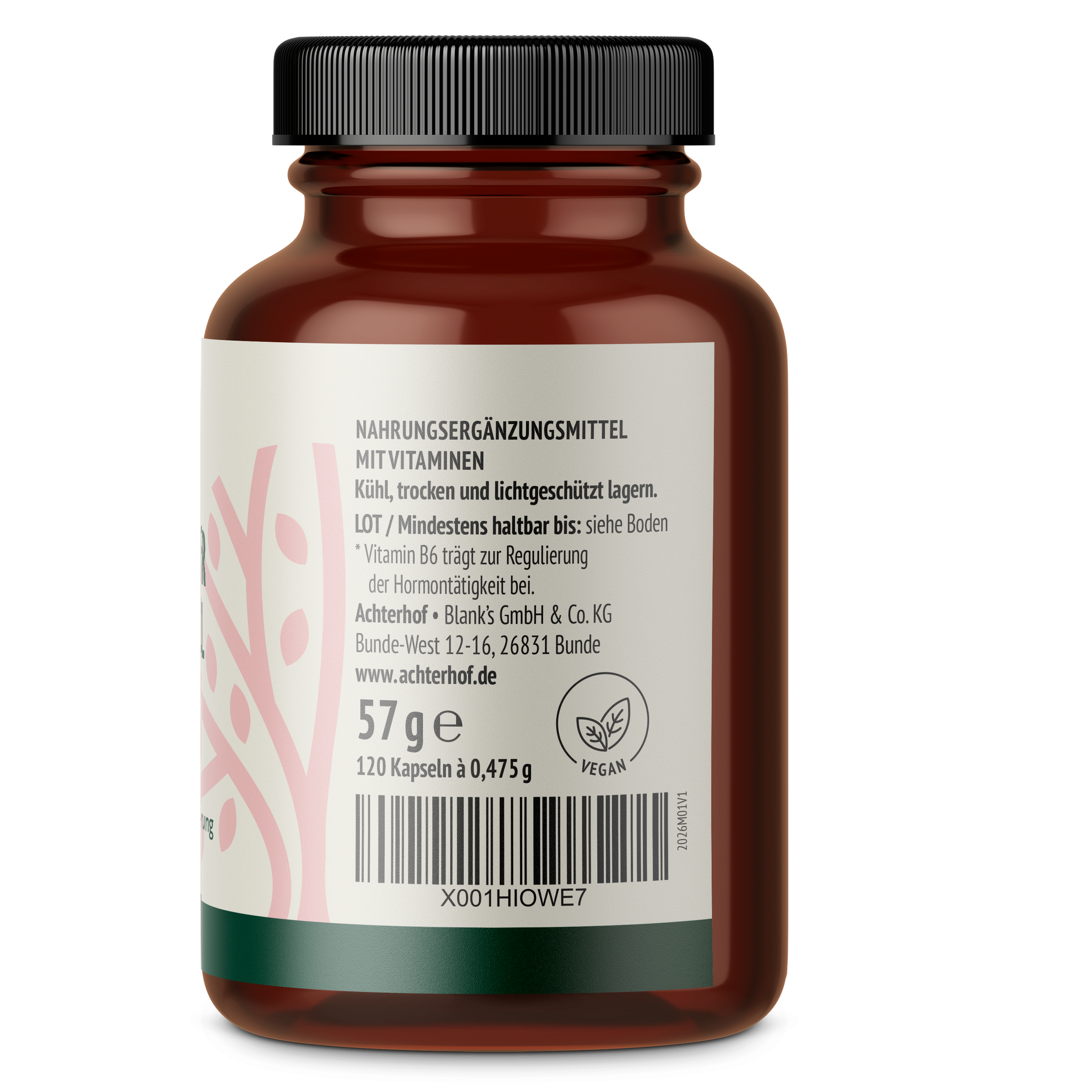 Gattilier + igname (120 gélules)