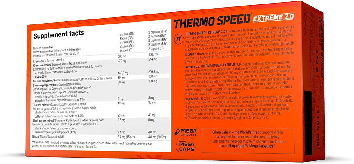 Thermo Speed® Extreme 2.0 (120 gélules)