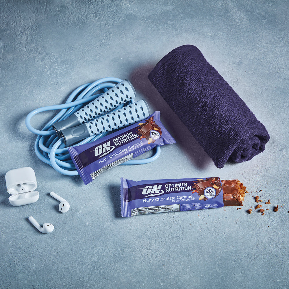 Barre protéinée chocolat-caramel aux noix (10x70g)