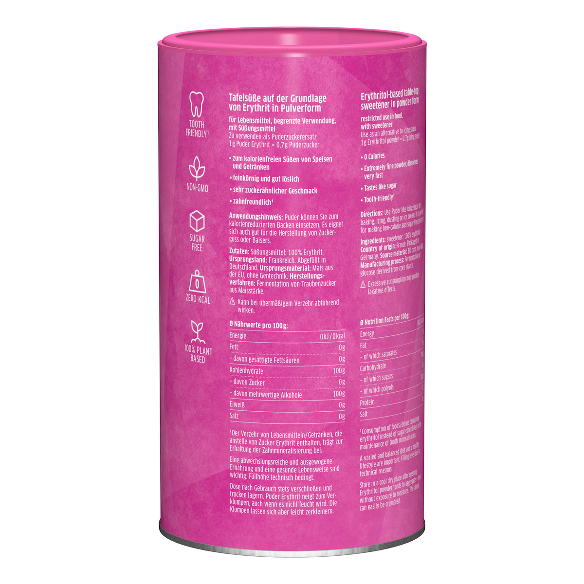 Sucre glace Xucker à l'érythritol (600g)