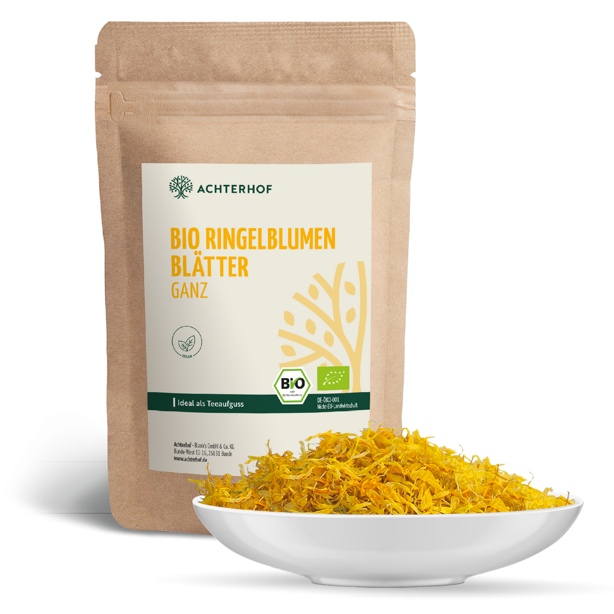Fleurs de Calendula avec calice Bio (100g)