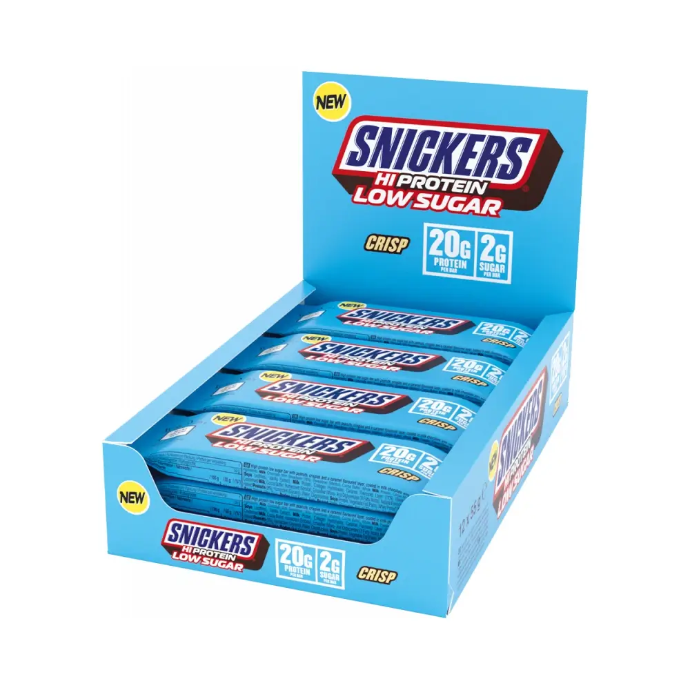 Snickers High Protein Low Sugar Crisp Bar (12x55g)