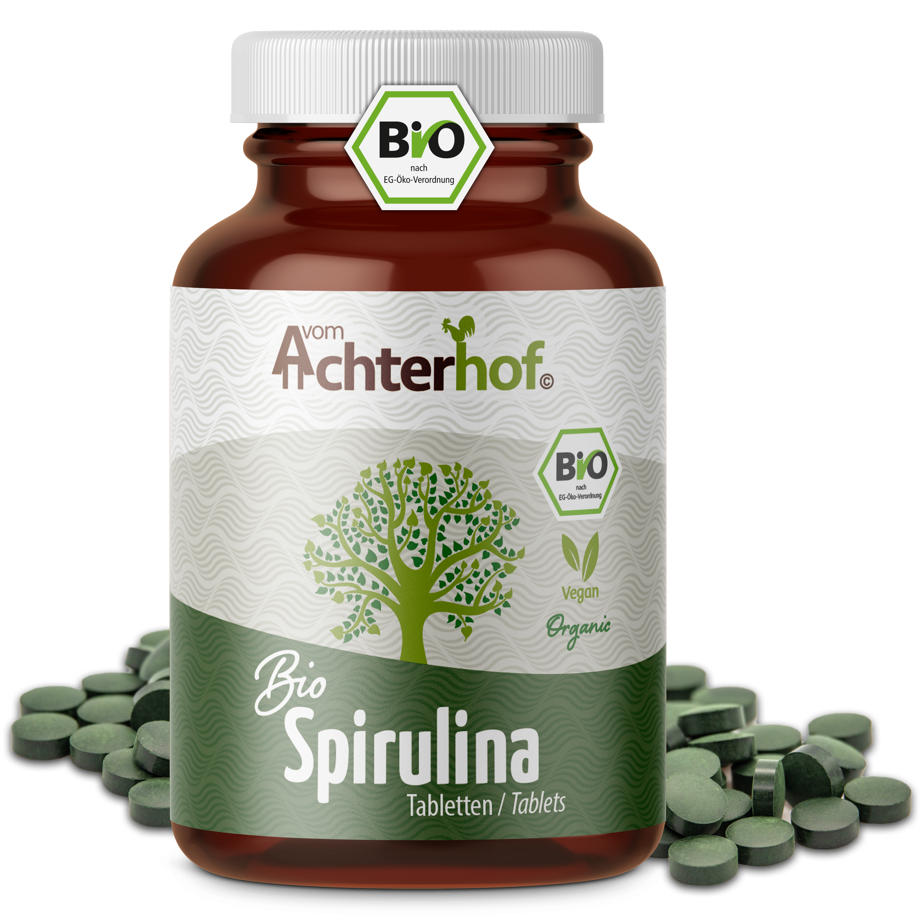 Spirulina Algen Tabletten Bio (400 Tabletten)
