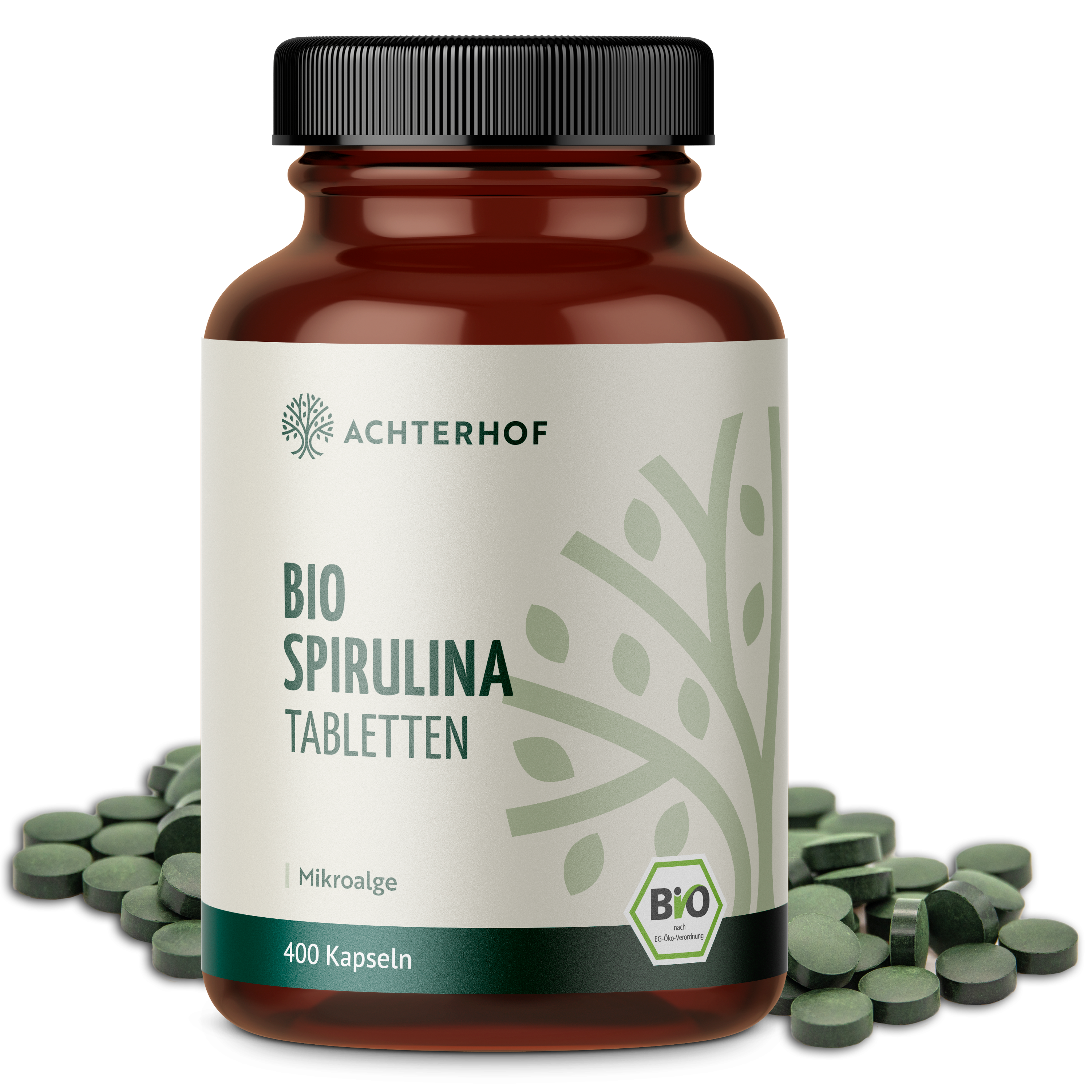 Spirulina Algen Tabletten Bio (400 Tabletten)
