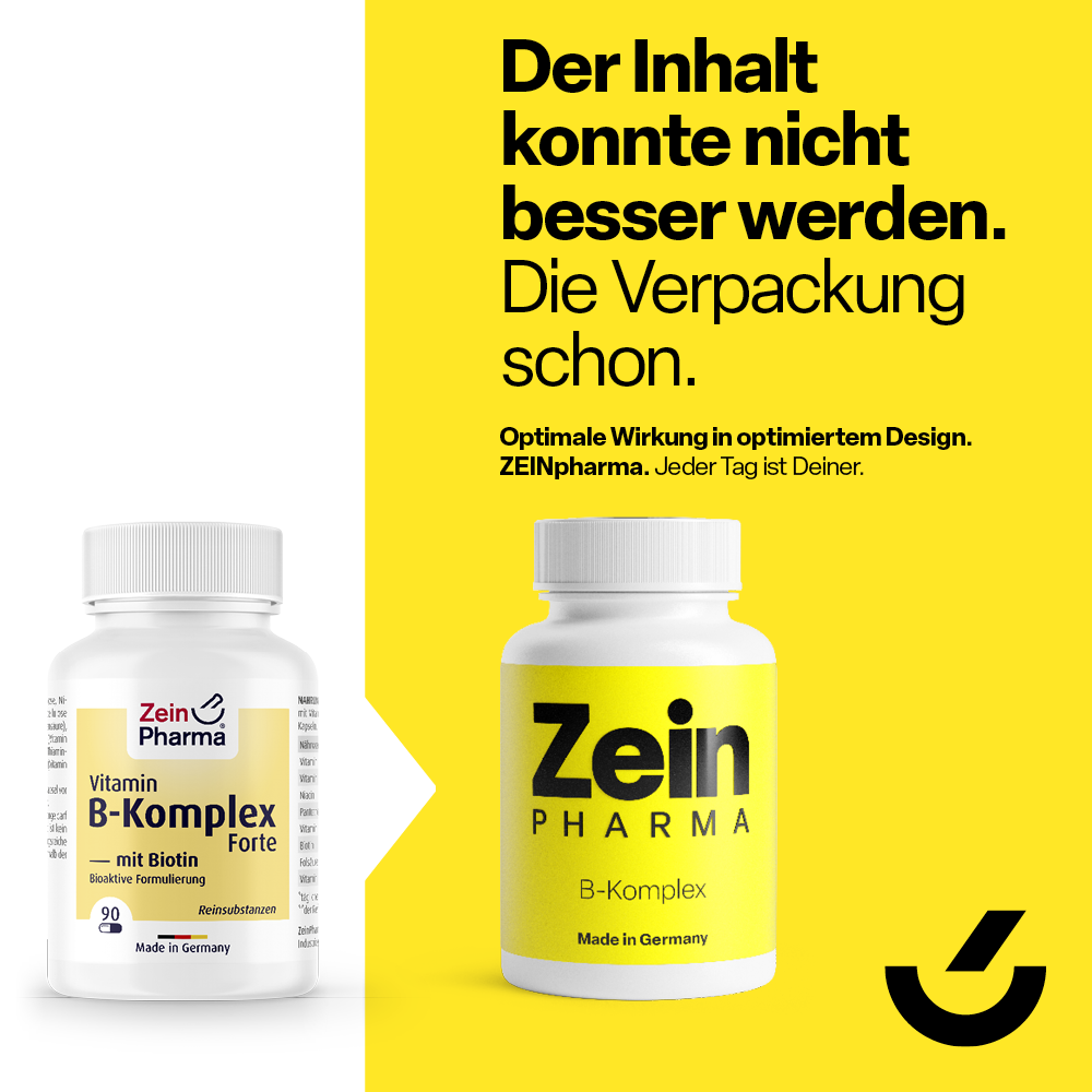 Vitamine B Complexe + Biotine Forte (90 gélules)