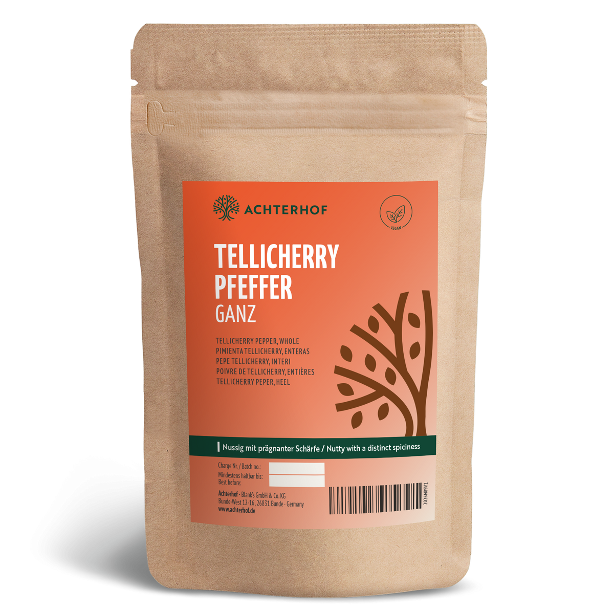 Tellicherry Pfeffer ganz (500g)
