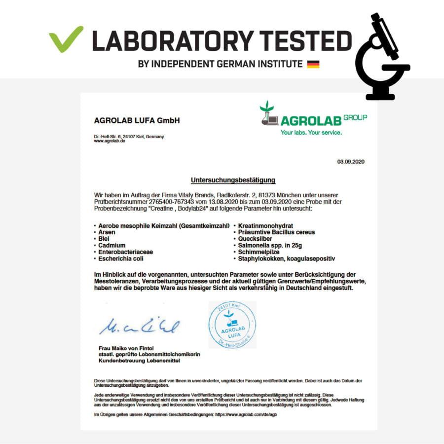 SECRET FLASHDEAL 4für1: Whey + GRATIS Creatine + Zero Sirup und Whey Probe