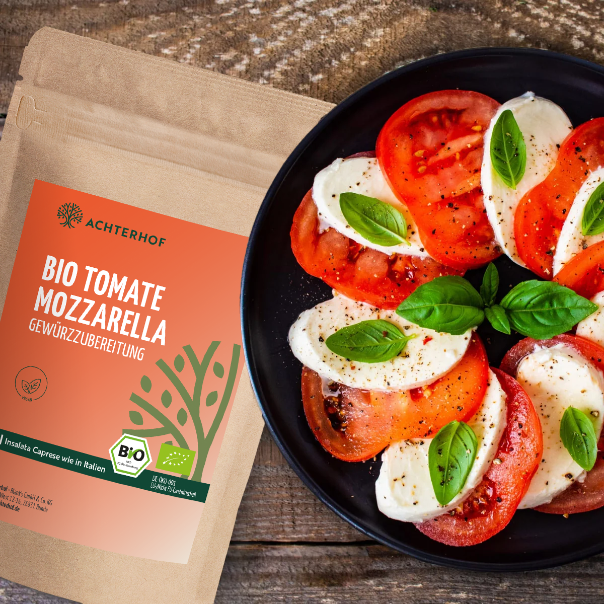 Préparation d'épices Tomate Mozzarella Bio (100g)