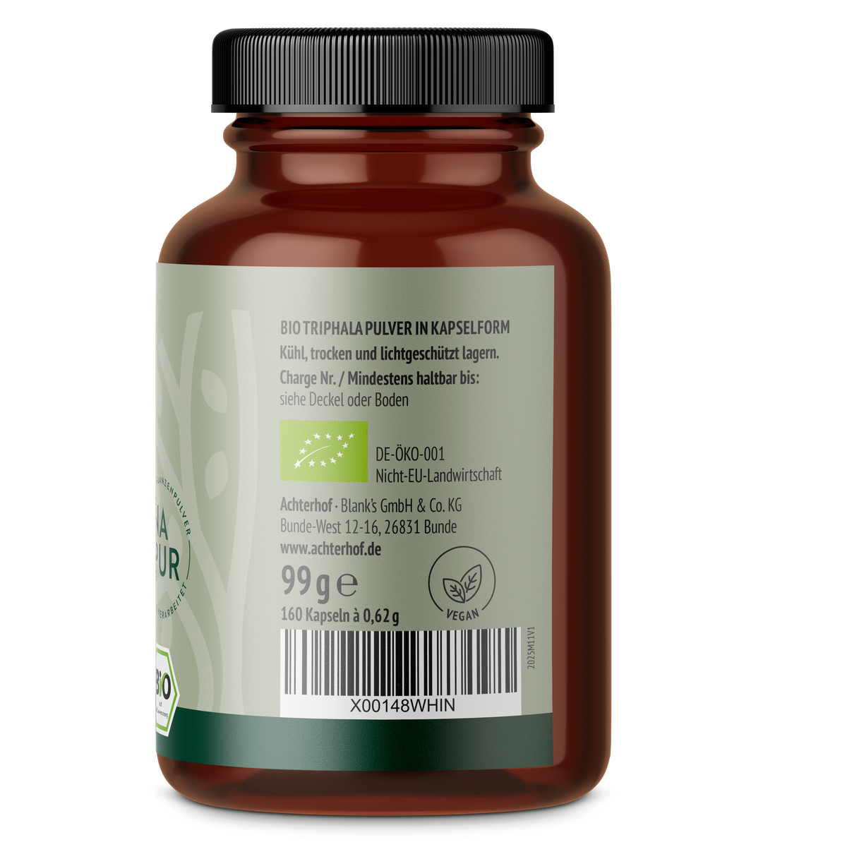 Triphala Kapseln Bio (160 Kapseln)
