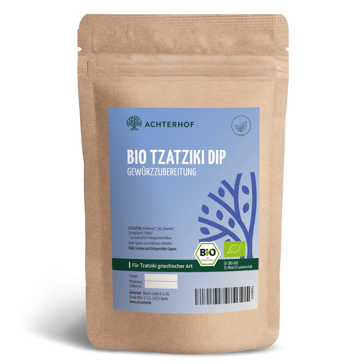 Tzatziki Dip Gewürzzubereitung Bio (100g)