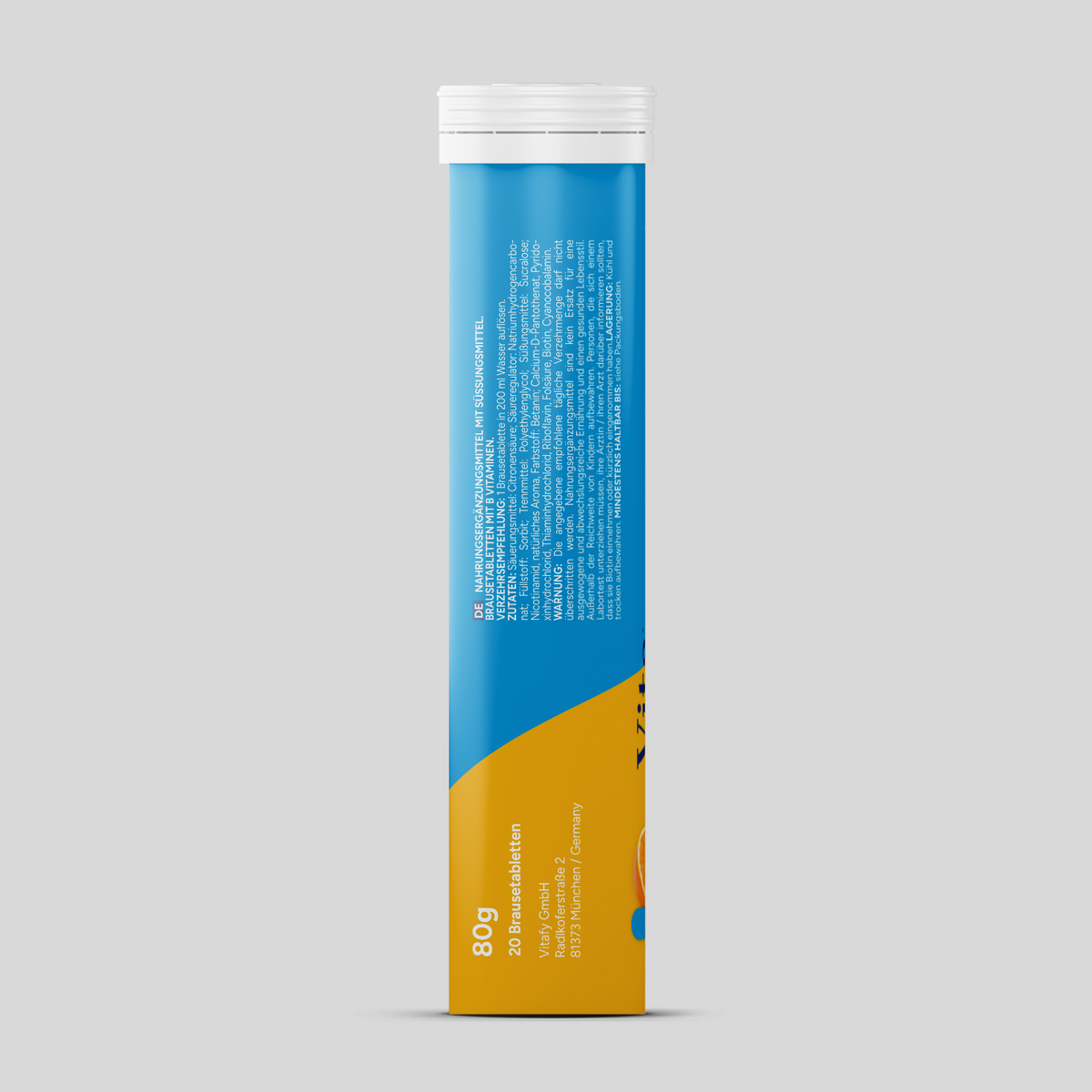 Vitamin B Komplex - Orange (20 Brausetabletten) - 6er Pack