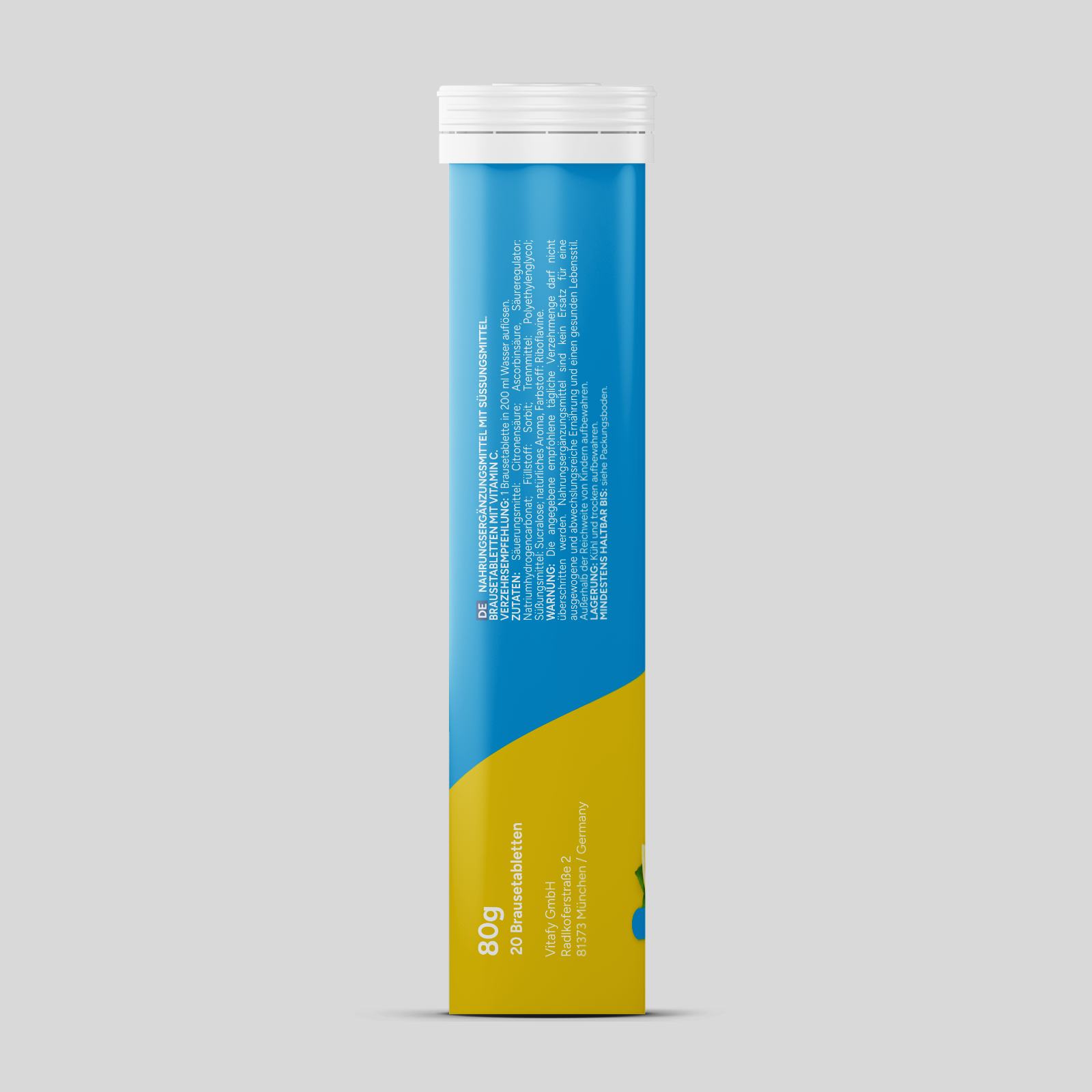 Vitamine C - Citron (20 comprimés effervescents) - Lot de 6