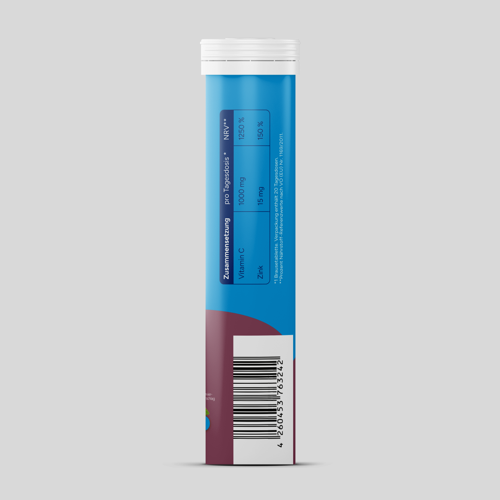 Vitamine C + Zinc - Cassis (20 comprimés effervescents)