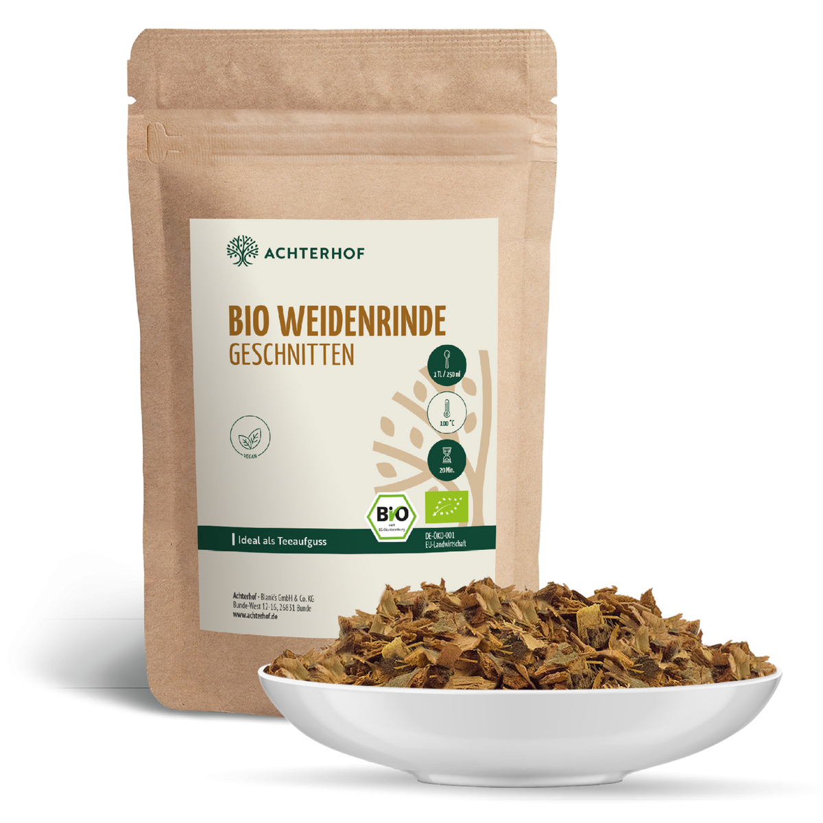 Écorce de saule bio (500g)