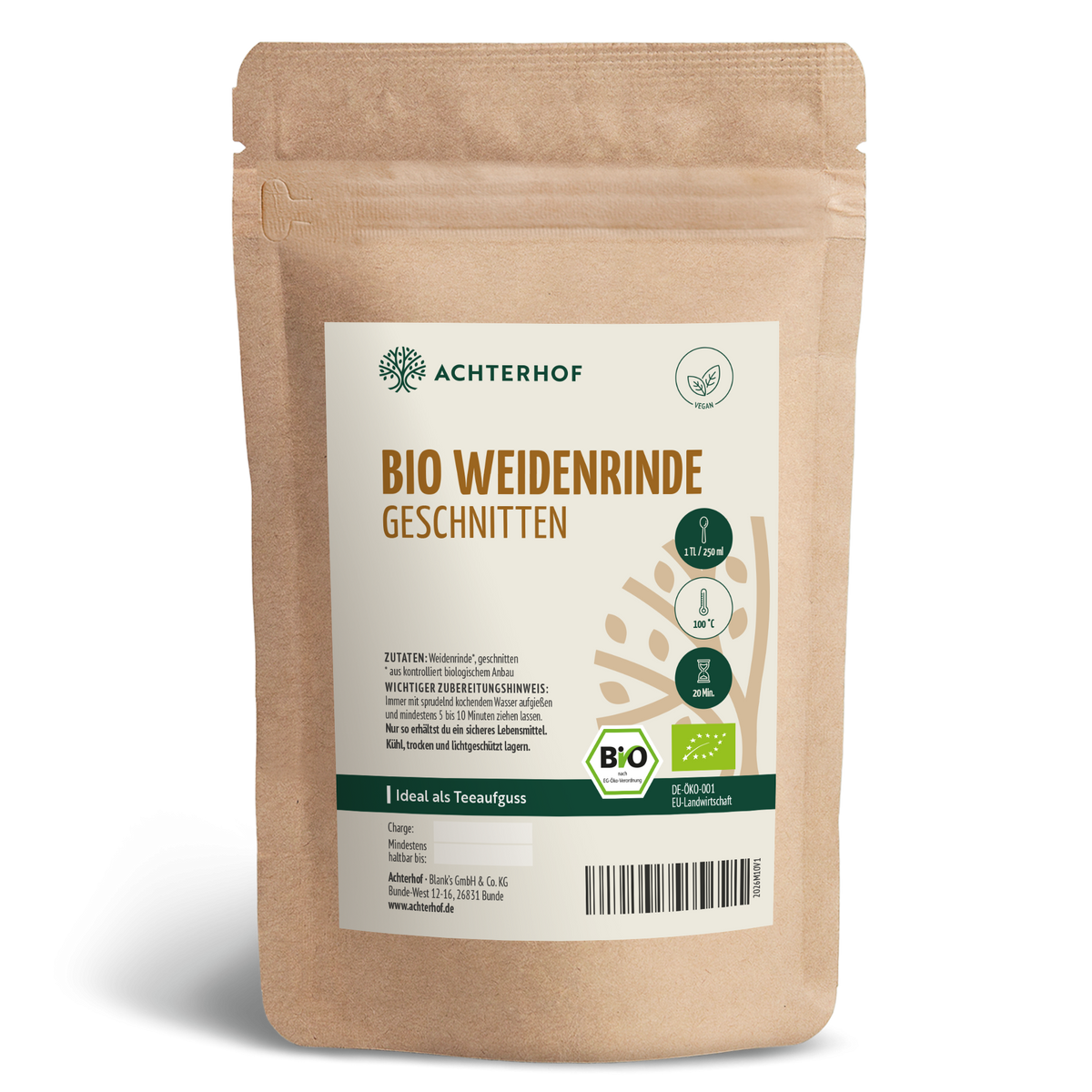 Écorce de saule bio (500g)