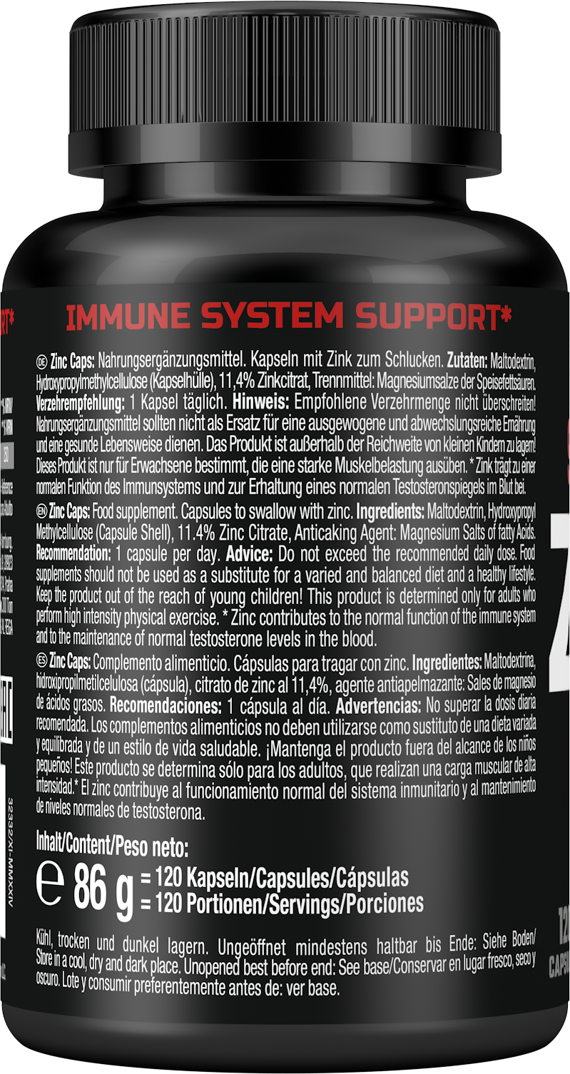 Zinc Strong Caps (120 gélules)