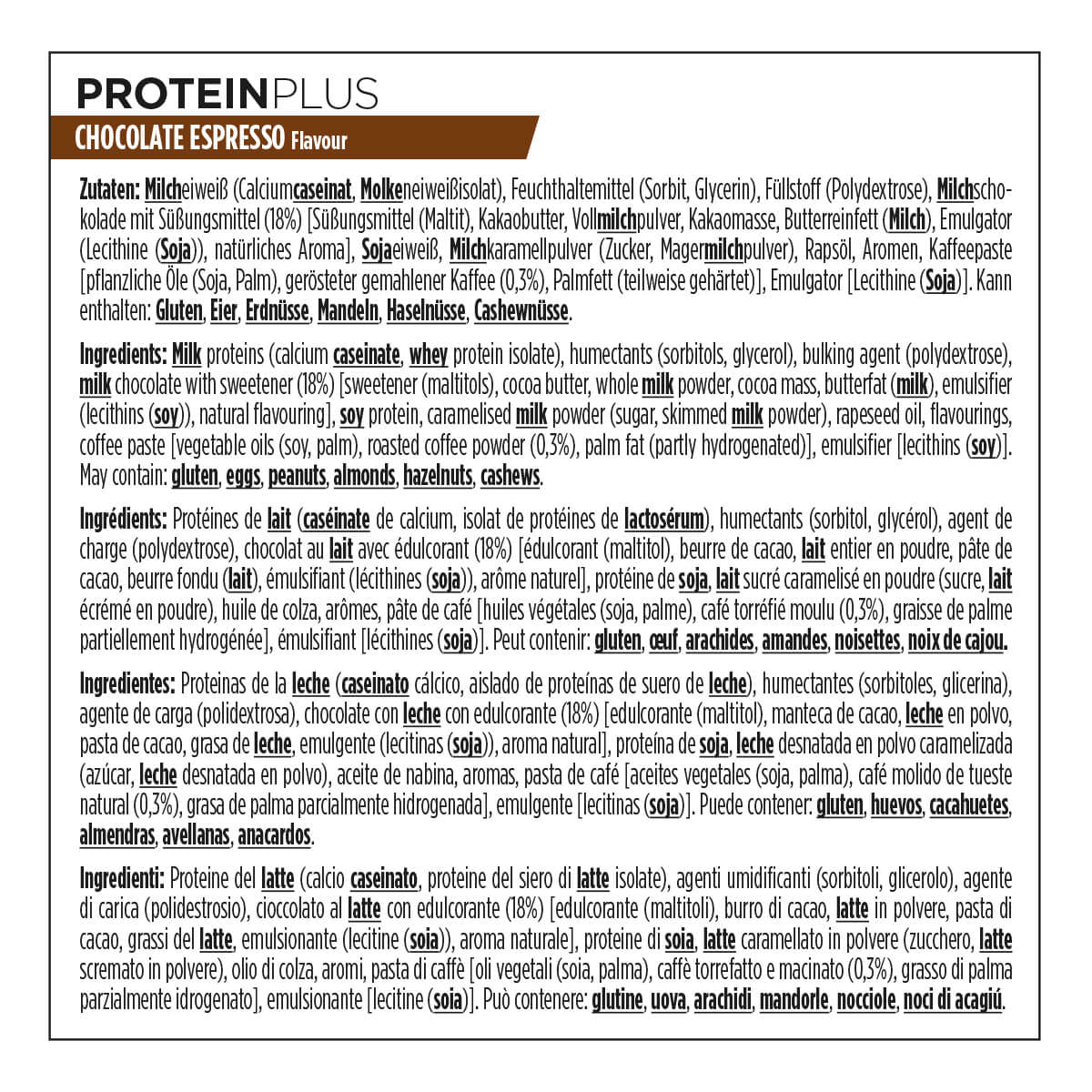 Protein+ Low in Sugars (16x35g)